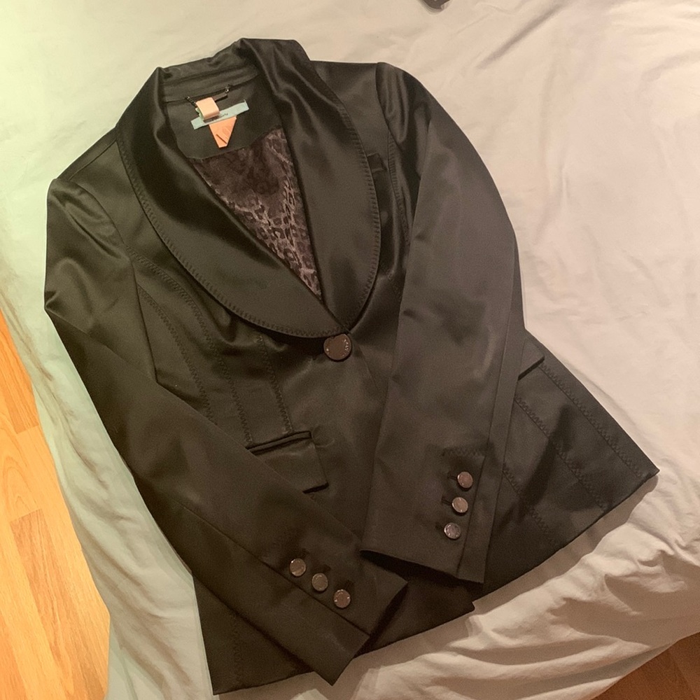 Black Marciano blazer w/ matching pants